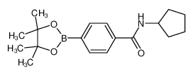N-环戊基-4-(4,4,5,5-四甲基-1,3,2-二氧硼杂环戊烷-2-基)苯甲酰胺