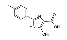 2-(4-氟苯基)-4-甲基-1H-咪唑-5-羧酸