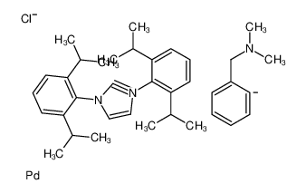 [[1,3-双(2,6-二异丙苯基)咪唑-2-亚基](N,N-二甲基苄胺)氯化钯(Ⅱ)] (该产品不能在美国境内销售)