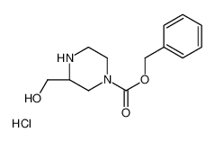 (S)-3-(羟甲基)哌嗪-1-羧酸苄酯盐酸盐