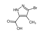 3-溴-4-甲基-1H-吡唑-5-羧酸