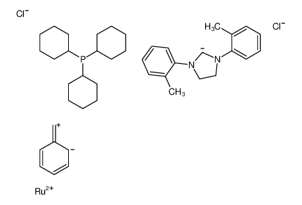 二氯[1，3-双(2-甲基苯基)-2-咪唑烷亚基](亚苄基)(三环己基膦)钌(II)