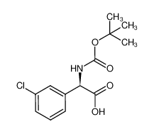 (R)-2-((叔丁氧基羰基)氨基)-2-(3-氯苯基)乙酸