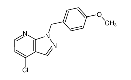 4-氯-1-(4-甲氧基苄基)-1H-吡唑并[3,4-b]吡啶