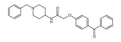 2-(4-苯甲酰苯氧基)-N-(1-苄基哌啶-4-基)乙酰胺
