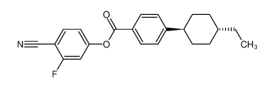 4-(反式-4-乙基环己基)苯甲酸4-氰基-3-氟苯酯