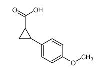 2-(4-甲氧基苯基)环丙烷甲酸