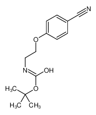 4-(Boc-氨基乙氧基)苯腈