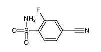 4-氰基-2-氟苯磺酰胺