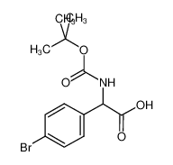2-(Boc-氨基)-2-(4-溴苯基)乙酸
