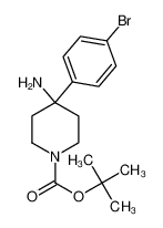 4-氨基-4-(4-溴苯基)哌啶-1-甲酸叔丁酯