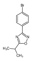 3-(4-溴苯基)-5-异丙基-1，2，4-恶二唑