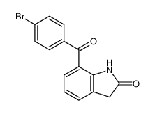 7-(4-溴苯甲酰基)-1，3-二氢吲哚-2-酮