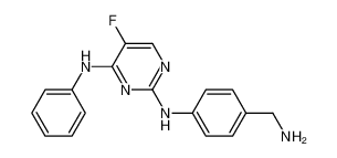 N2-(4-(氨甲基)苯)-5-氟-N4-苯基嘧啶-2,4-二胺
