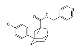 3-(4-氯苯基)-N-(4-吡啶基甲基)金刚烷-1-甲酰胺