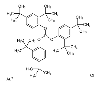 氯[三(2,4-二叔丁基苯基)亚磷酸]金