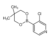 3-氯-4-(5,5-二甲基-1,3,2-二氧硼杂环己烷-2-基)吡啶