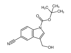 tert-Butyl5-cyano-3-(hydroxymethyl)-1H-indole-1-carboxylate