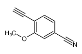 4-乙炔基-3-甲氧基苯甲腈