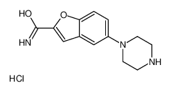 5-(1-哌嗪基)-2-苯并呋喃甲酰胺盐酸盐