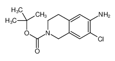1-N-Boc-6-氨基-7-氯-3,4-二氢异喹啉