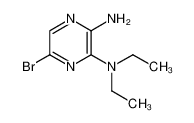 2-氨基-5-溴-3-(二乙胺基)吡嗪