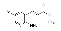3-(2-氨基-5-溴吡啶-3-基)丙烯酸甲酯