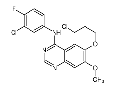 N-(3-氯-4-氟苯基)-6-(3-氯丙氧基)-7-甲基喹唑啉-4-胺