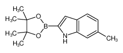 6-甲基-2-(4,4,5,5-四甲基-1,3,2-二氧硼杂环戊烷-2-基)-1H-吲哚