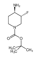 反式-4-氨基-3-氟哌啶-1-羧酸叔丁酯