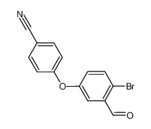 4-(4-溴-3-甲酰基苯氧基)苯甲腈