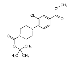 3-氯-4-(4-Boc-1-哌嗪基)苯甲酸甲酯
