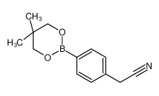 2-(4-(5,5-二甲基-1,3,2-二氧硼杂环己烷-2-基)苯基)乙腈