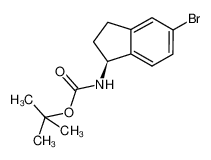 (S)-(5-溴-2,3-二氢-1H-茚-1-基)氨基甲酸叔丁酯