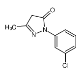1-(3-氯苯基)-3-甲基-2-吡唑啉-5-酮