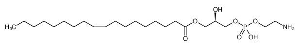 1-油酰基-2-羟基-sn-甘油-3-磷酸乙醇胺