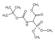 Boc-α-膦酰基甘氨酸三甲酯
