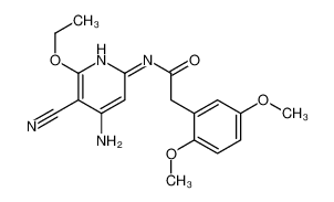 N-(4-氨基-5-氰基-6-乙氧基吡啶-2-基)-2-(2,5-二甲氧基苯基)乙酰胺