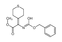 2-(Cbz-氨基)-2-(四氢噻喃-4-亚基)乙酸甲酯