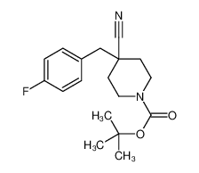 4-氰基-4-(4-氟苯甲基)哌啶-1-羧酸叔丁酯