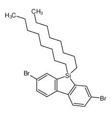 2,7-二溴-9,9-二辛基-9H-9-硅杂芴