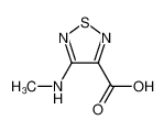 4-(甲基氨基)-1，2，5-噻二唑-3-羧酸