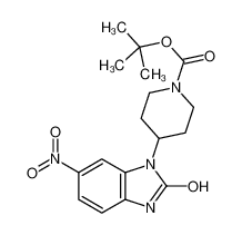 4-(6-硝基-2-氧代-2，3-二氢-1H-苯并[d]咪唑-1-基)哌啶-1-甲酸叔丁酯