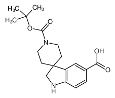 1'-(叔丁氧基羰基)螺[吲哚啉-3,4'-哌啶]-5-羧酸