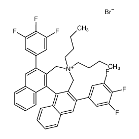 (11bR)-(–)-4，4-二丁基-4，5-二氢-2，6-双(3，4，5-三氟苯基)-3H-二萘[2，1-c:1′，2′-e]氮杂卓溴化物
