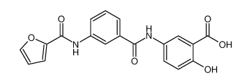5-(3-(呋喃-2-甲酰胺基)苯甲酰氨基)-2-羟基苯甲酸