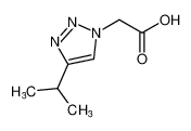 2-(4-异丙基-1H-1,2,3-三唑-1-基)乙酸