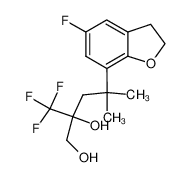 4-(5-氟-2，3-二氢苯并呋喃-7-基)-4-甲基-2-(三氟甲基)戊烷-1，2-二醇