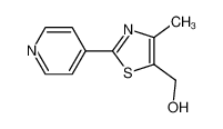 5-(羟甲基)-4-甲基-2-吡啶-4-基-1，3-噻唑