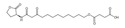 (S)-4-((10，12-二氧-12-((2-羰基四氢呋喃-3-基)胺)十二烷基)氧基)-4-羰基丁酸